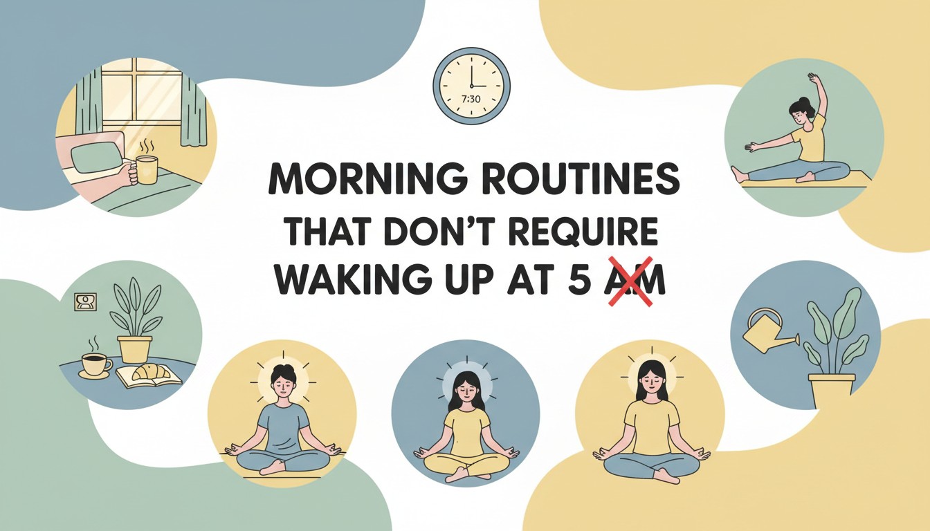 Morning Routines That Don't Require Waking Up at 5 AM